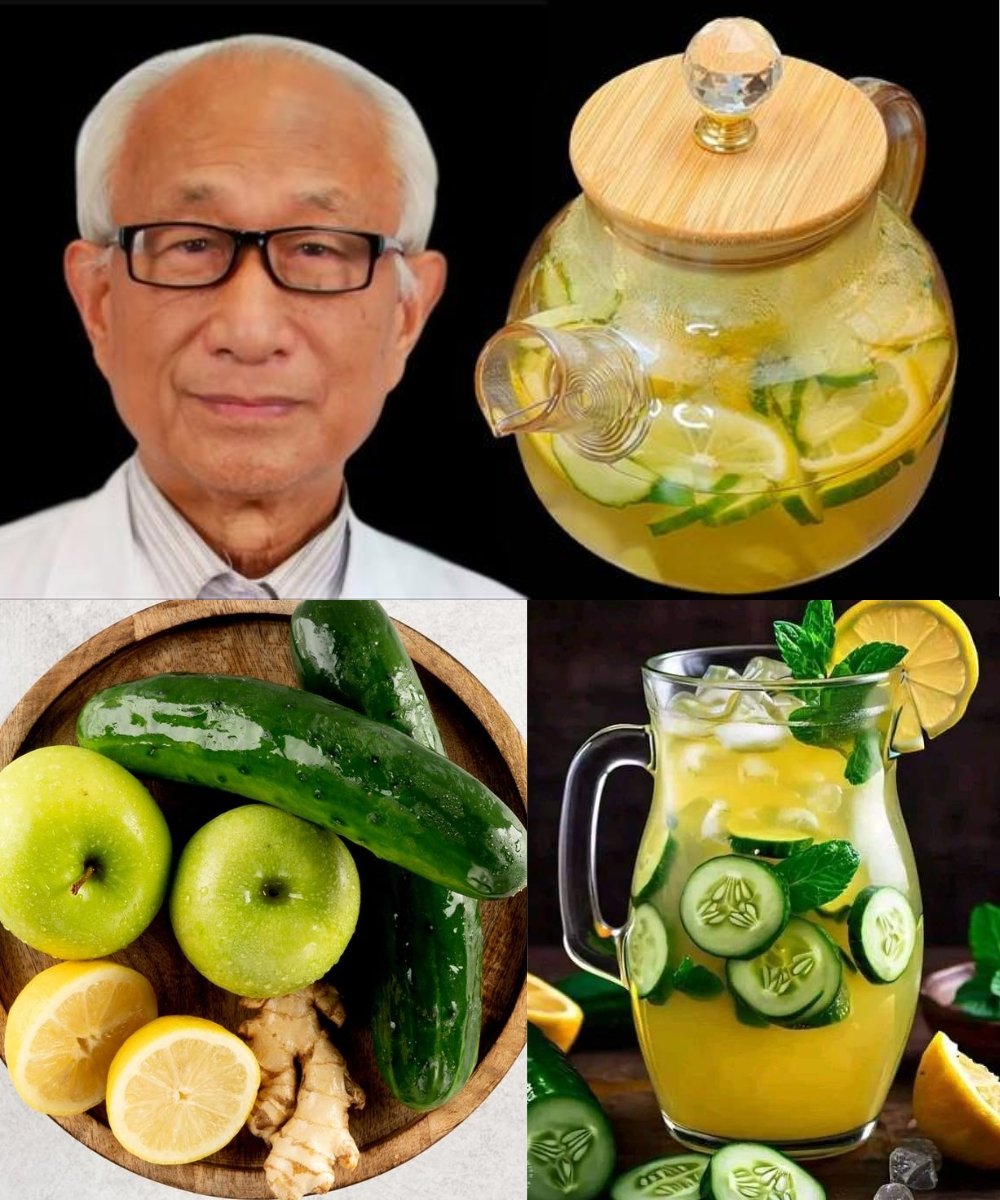 🔥95-Year-Old Chinese Doctor Shares His Daily Secret to Staying Young and Strong: Cucumber, Lemon & Ginger!🌿✨