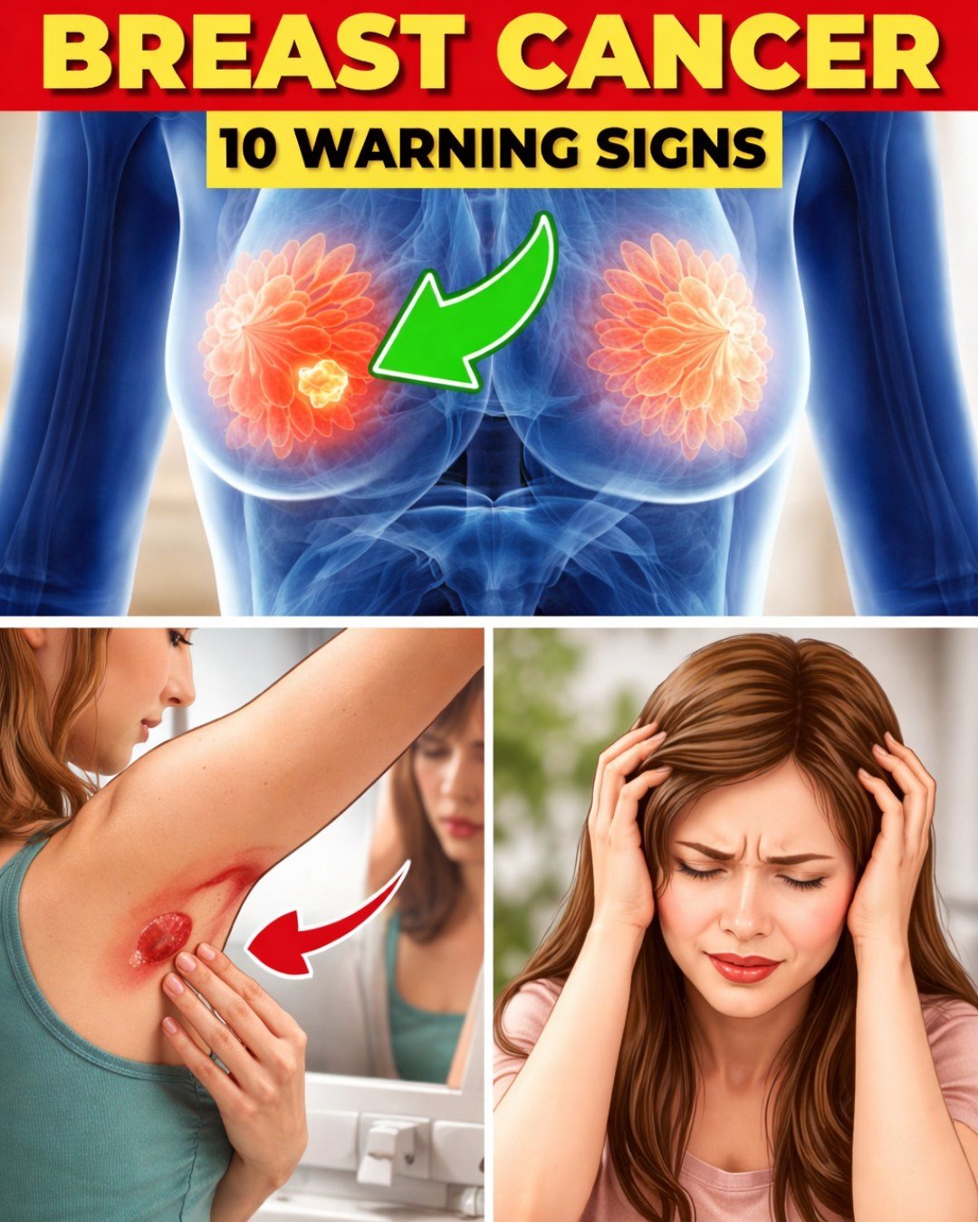 10 Crucial Warning Signs of Breast Cancer That Every Woman Should Know and Never Ignore