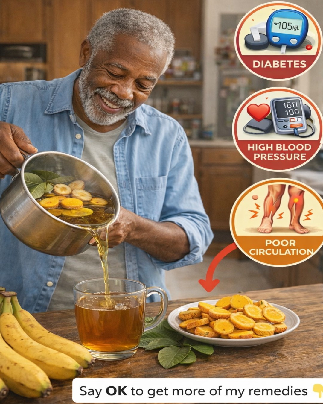 “This Golden Remedy Shocks Doctors: A Natural Drink That Balances Blood Sugar, Lowers Blood Pressure, and Boosts Circulation Instantly”