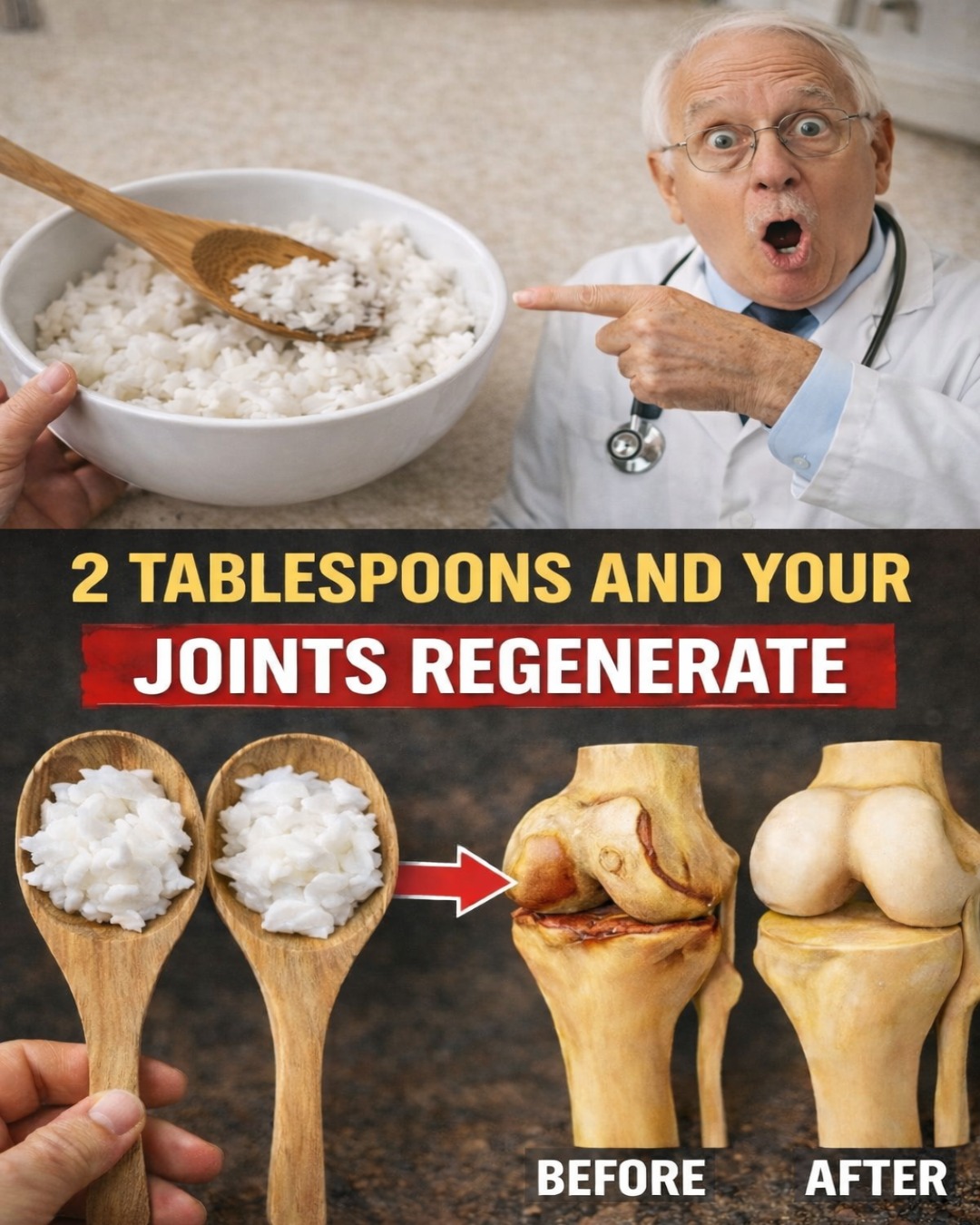 The Secret a 100-Year-Old Orthopedic Surgeon Revealed: A Single White Food That Can Support the Health of Your Knee Cartilage!