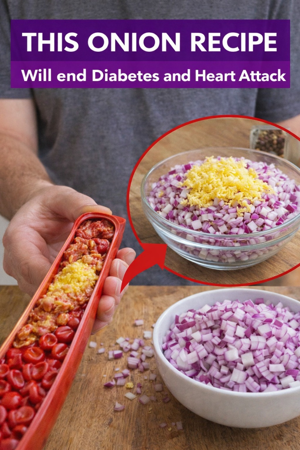 Discover This Easy Purple Onion and Ginger Recipe for Supporting Heart Health and Blood Sugar Levels