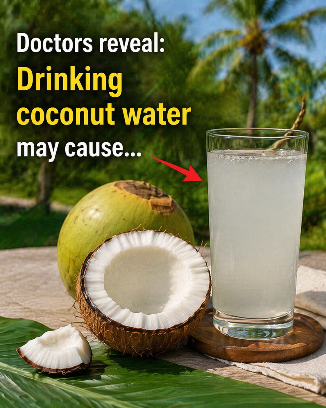 Doctors Reveal: Drinking Coconut Water May Cause These Unexpected Problems