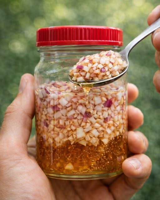 Ginger, Onion, Garlic, Lemon, and Honey Mix: A Simple Daily Wellness Remedy