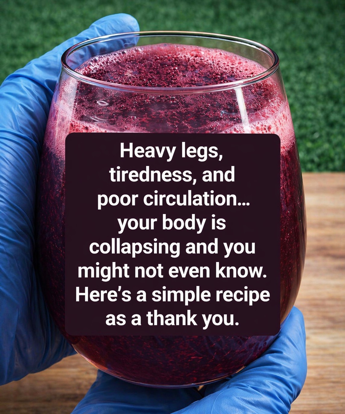 🩸 Beetroot for Heavy Legs, Fatigue, and Tingling: Is Your Circu lation Failing Without You Knowing?