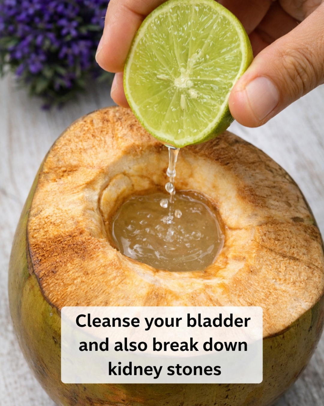 “Cleanse your bladder and also break down kidney stones”