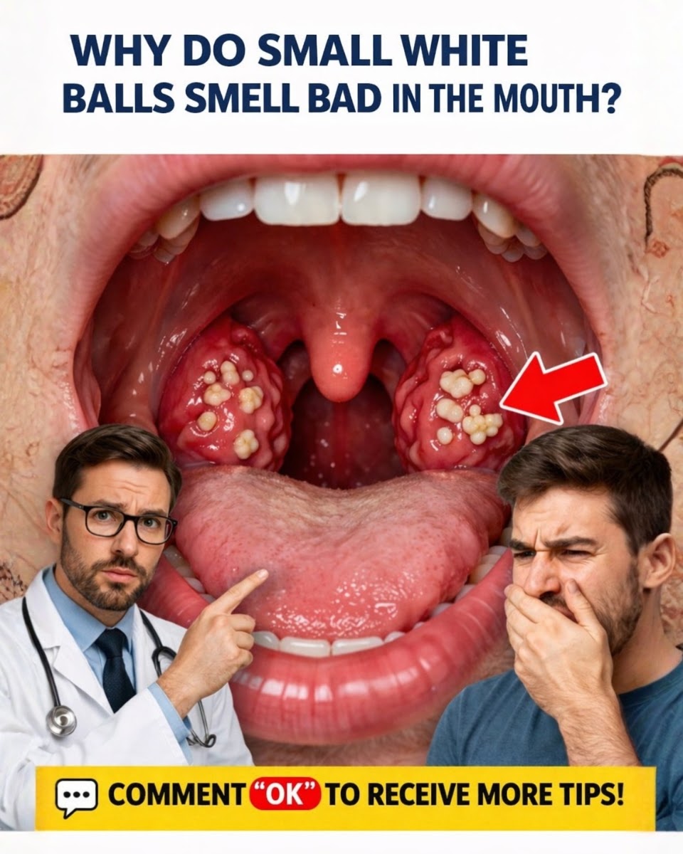 😮‍💨 What Are Those “Small White Smelly Balls” in Your Mouth?