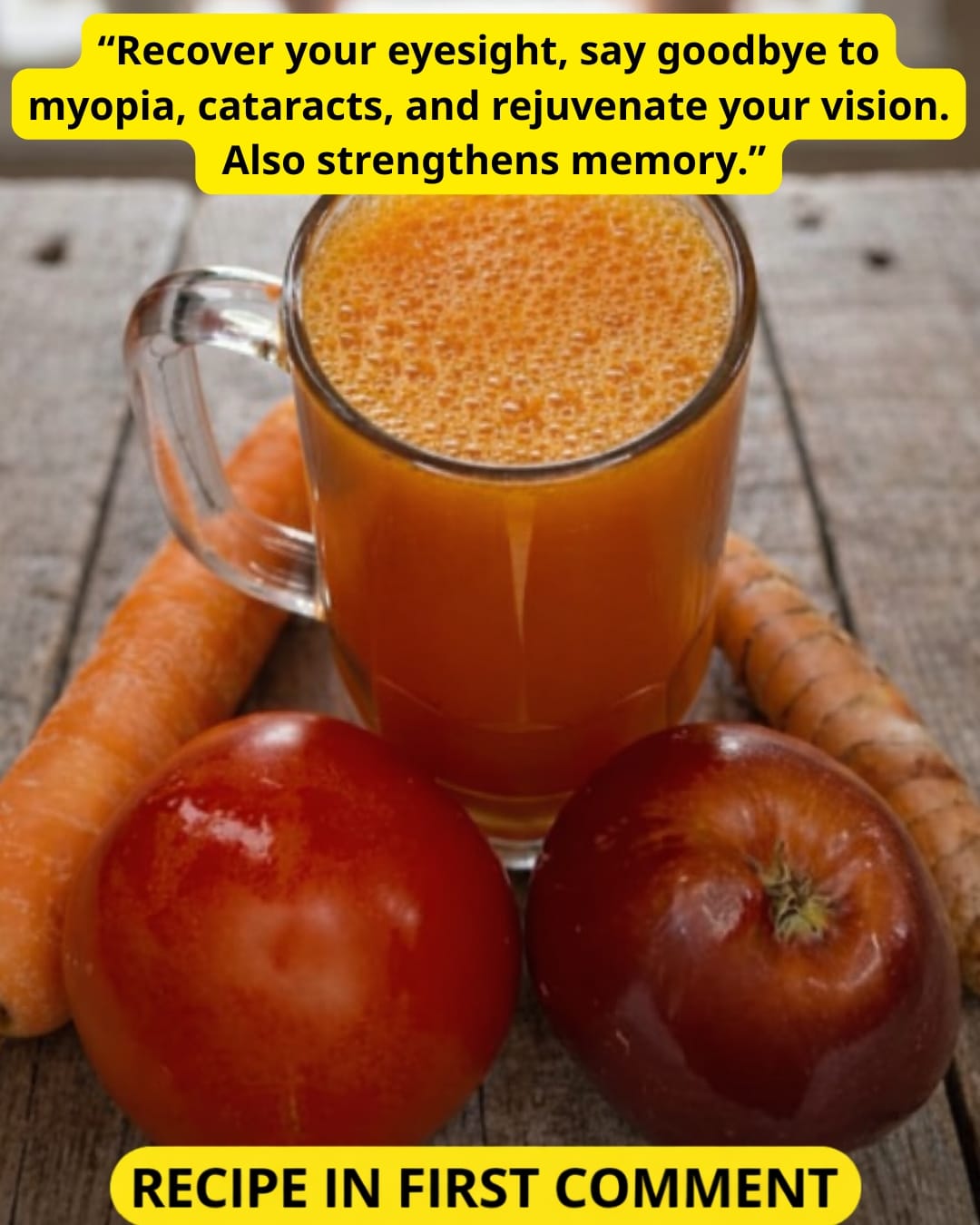 🥕🍎🍅 Natural Recipes to Improve Eyesight and Memory
