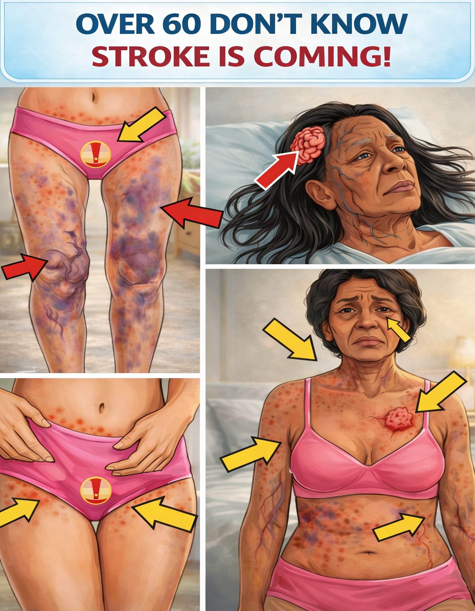 Over 60 Women: 10 Leg Symptoms That Could Signal an Approaching Stroke