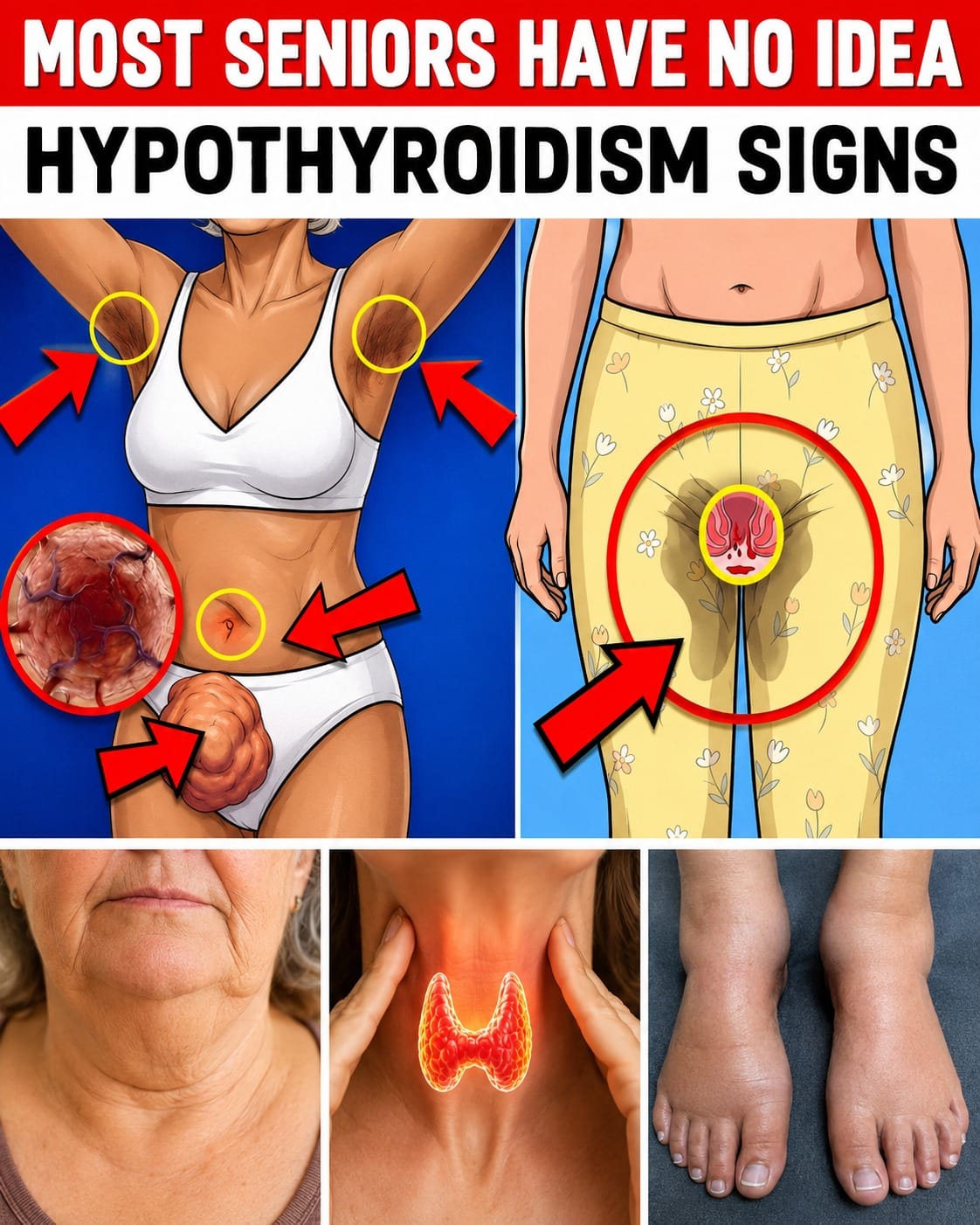 Most Seniors Miss These Hypothyroidism Signs Until Their Body Slows Down