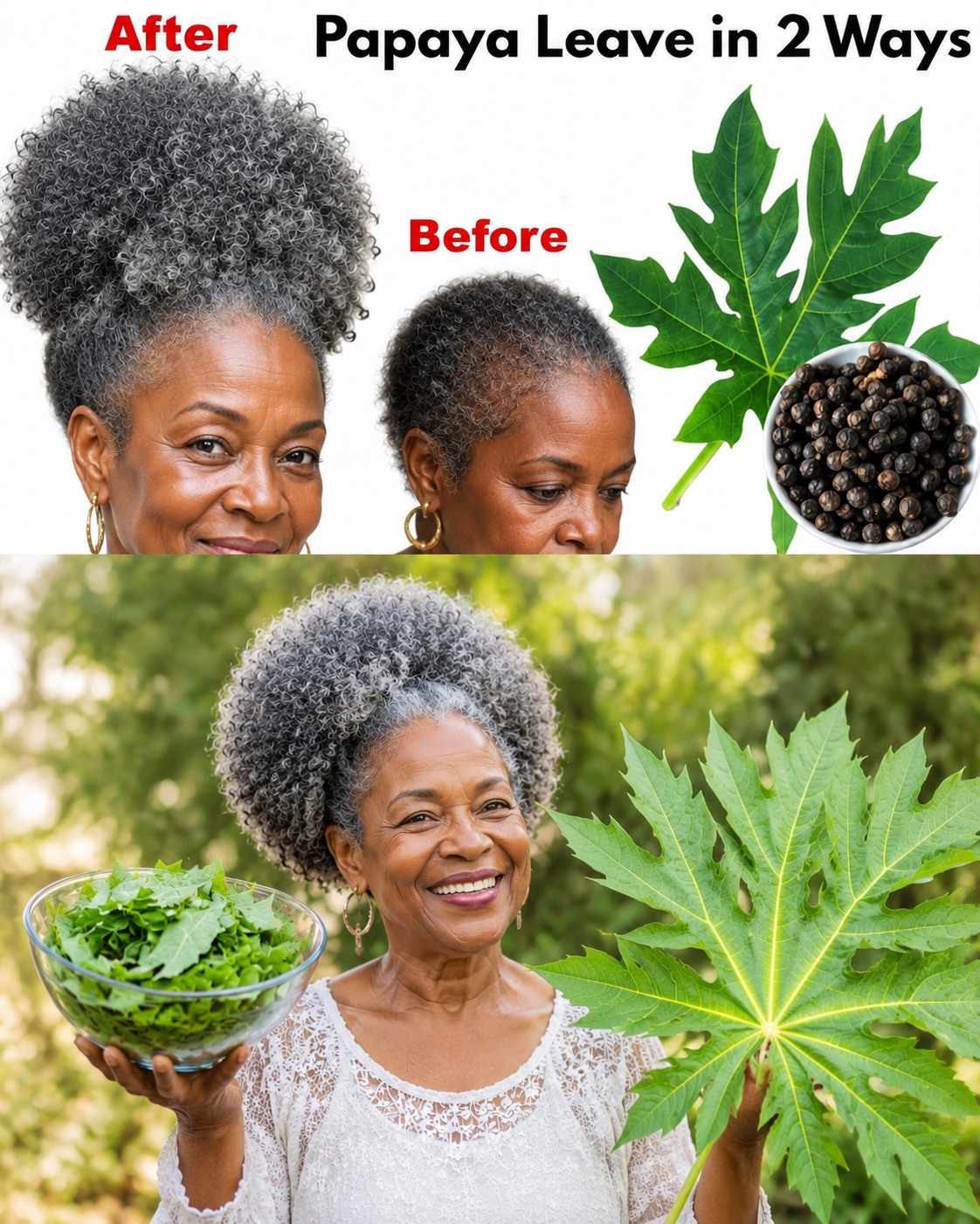 Most Women Over 50 Don’t Know This About a Simple Papaya Leaf Rinse