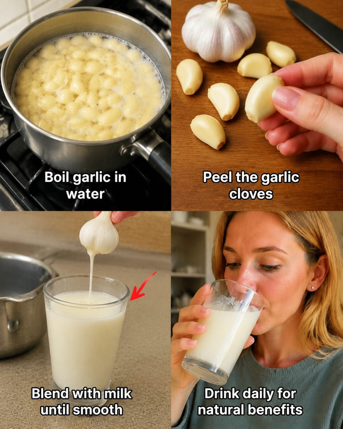 Boil Garlic in Milk and Drink Once: Why This Simple Nighttime Habit Might Be Worth Trying