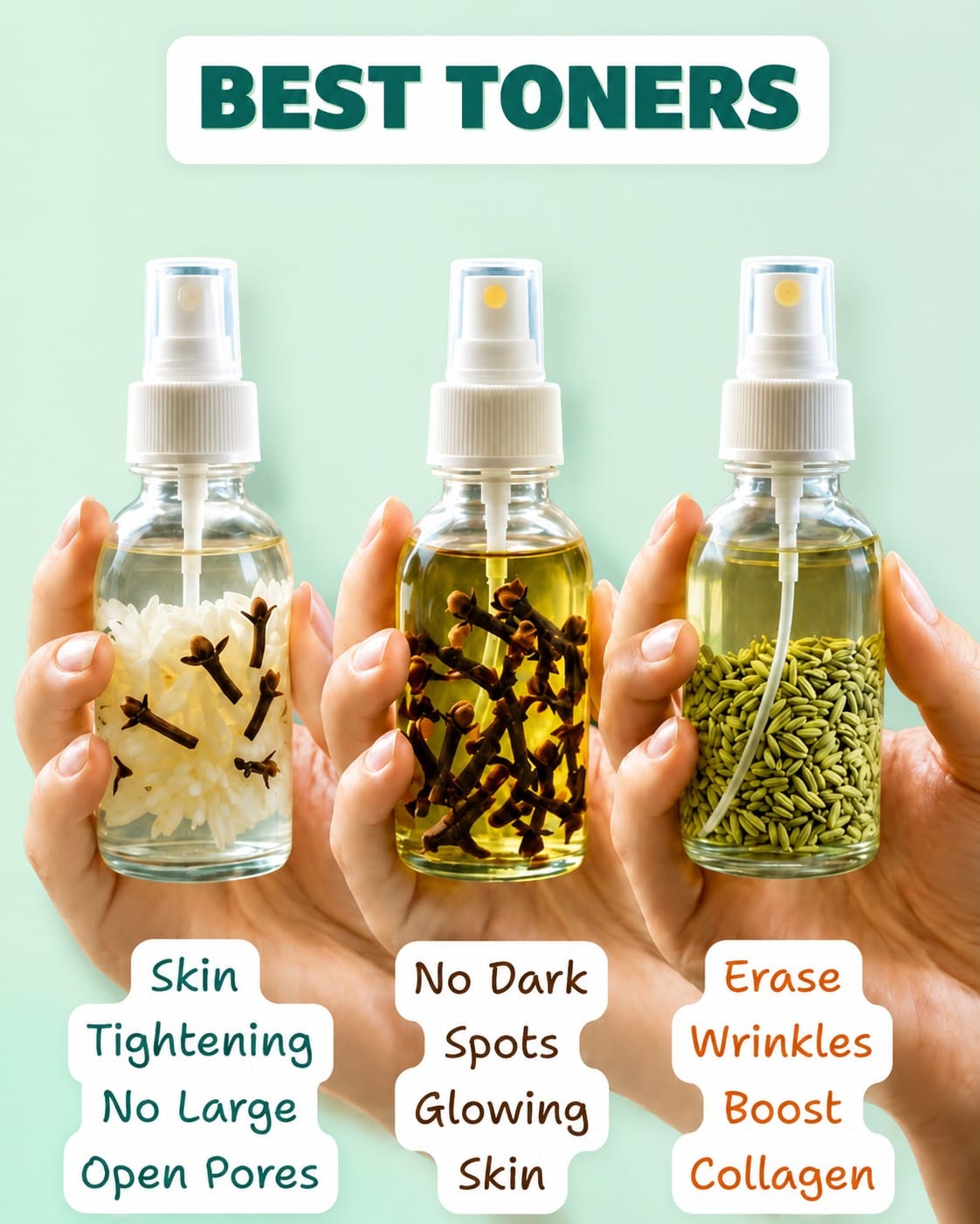 BEST TONERS FOR DARK SPOTS, LARGE PORES, AND WRINKLES