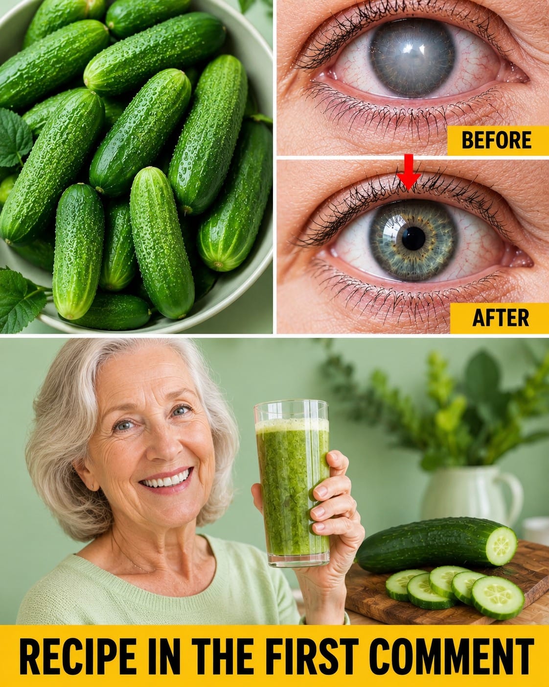 Cucumber Juice Triggers a Strange Reset in Dry, Tired Eyes