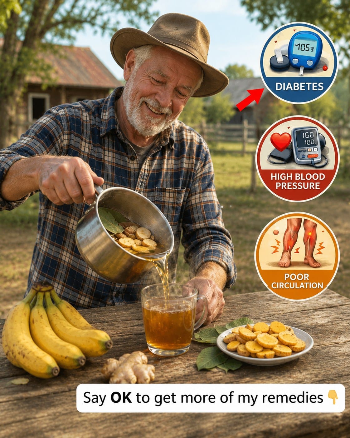 “This Golden Remedy Shocks Doctors: A Natural Drink That Balances Blood Sugar, Lowers Blood Pressure, and Boosts Circulation Instantly”