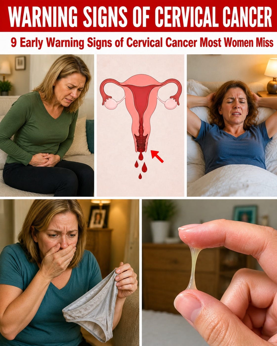 9 Early Warning Signs of Cervical Cancer Most Women Miss – And What You Can Do About Them