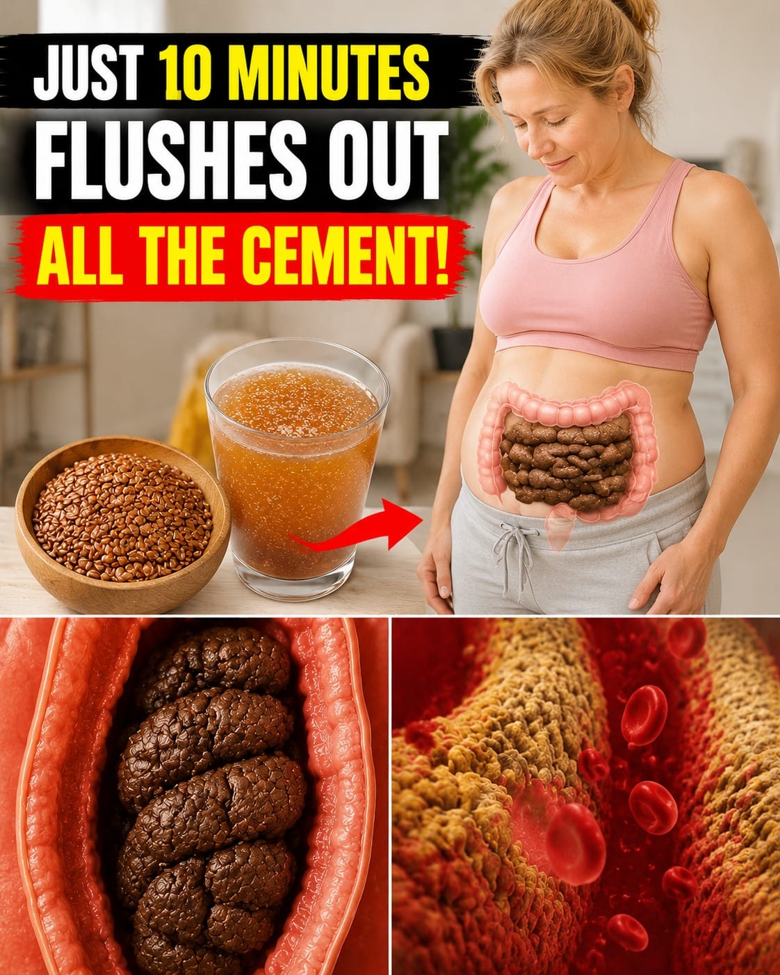 Drink This Tonight to Gently Clear Old Gut Waste – One Simple Glass May Be Enough