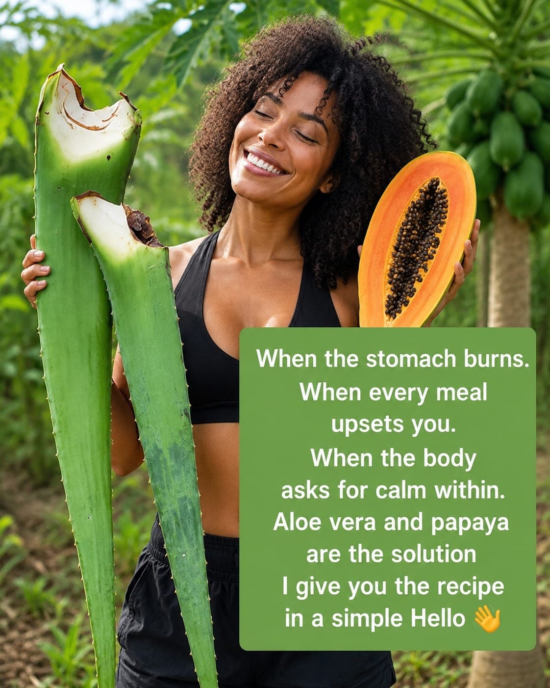 Papaya + Aloe Vera: The Stomach Burn Shutoff Nobody Explained