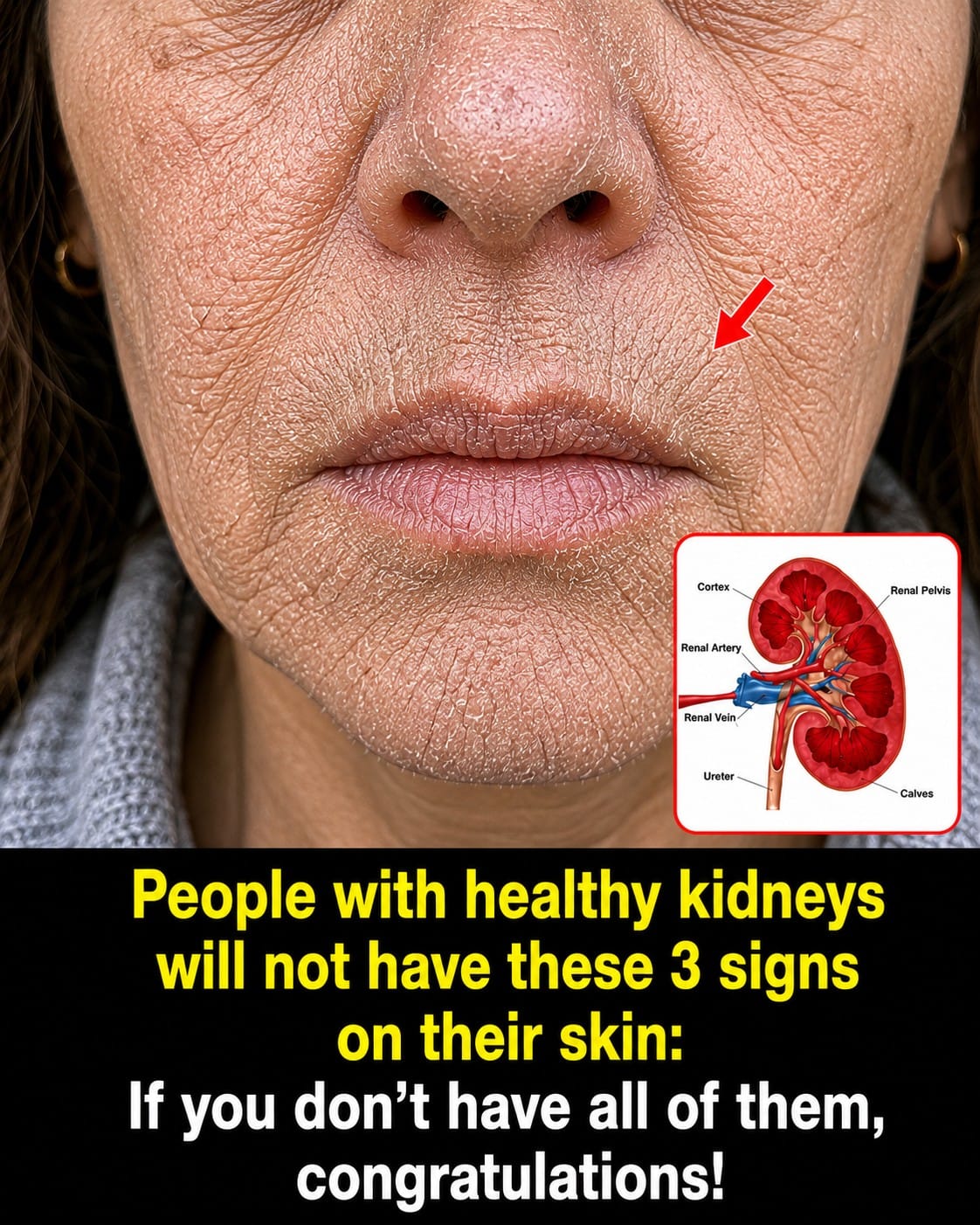 These 3 Skin Signs Healthy Kidneys Will Not Have – Check If You Notice Any of These 3 Signs on Their Skin