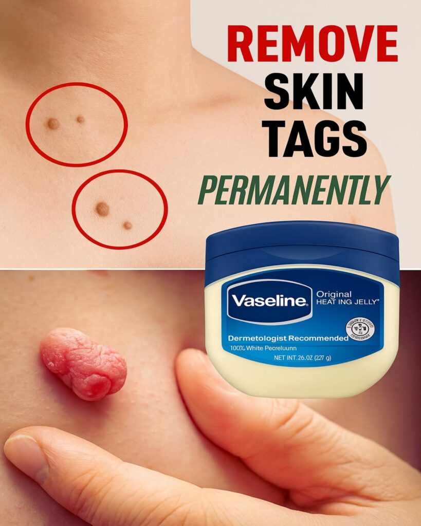 Remove Skin Tags Overnight with Vaseline