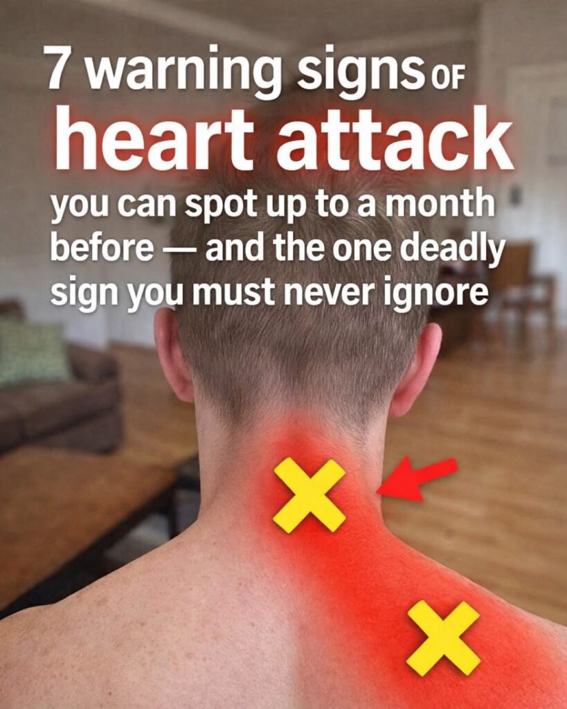 Warning Signs of a Heart Attack You Can Notice Weeks Earlier and the One Signal You Should Never Ignore