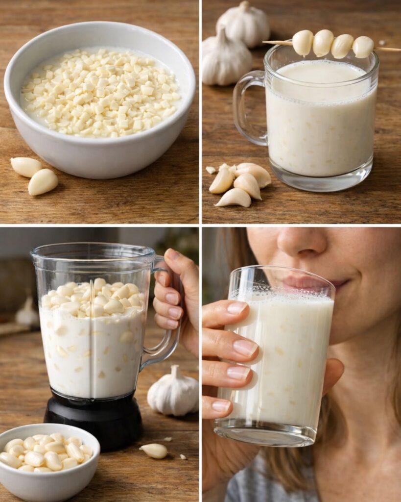 Boil garlic in milk and drink it all at once: Why you should start doing this
