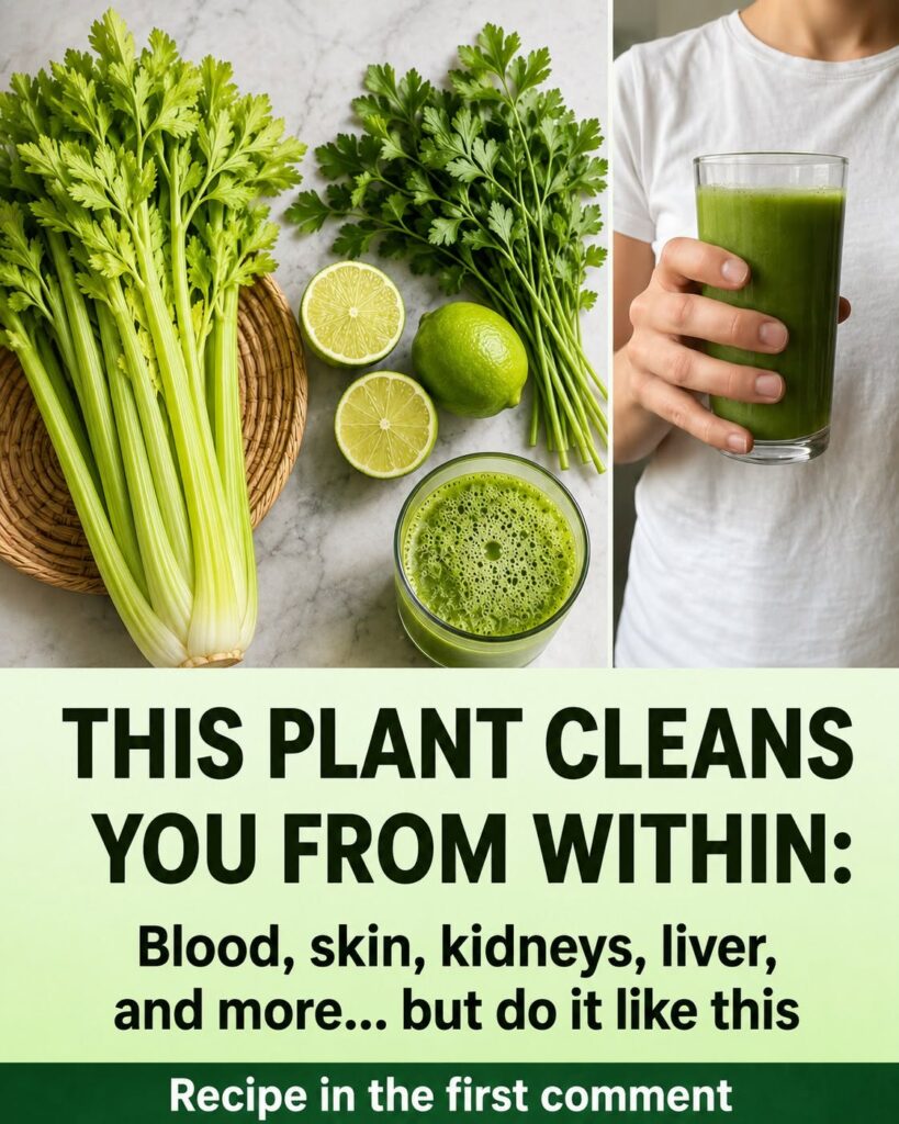 Celery Juice on an Empty Stomach: Cleanse Your Blood, Kidneys and Liver Naturally