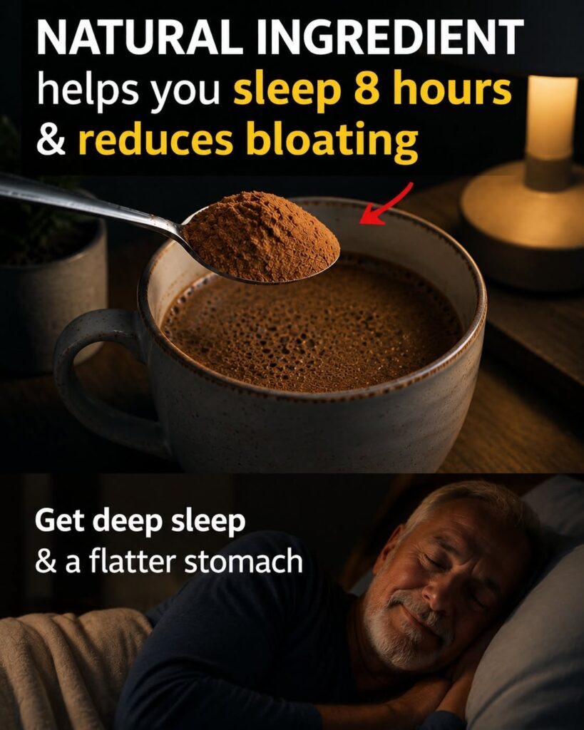 The Natural Ingredient That Helps You Sleep 8 Hours Straight and Reduce Bloating