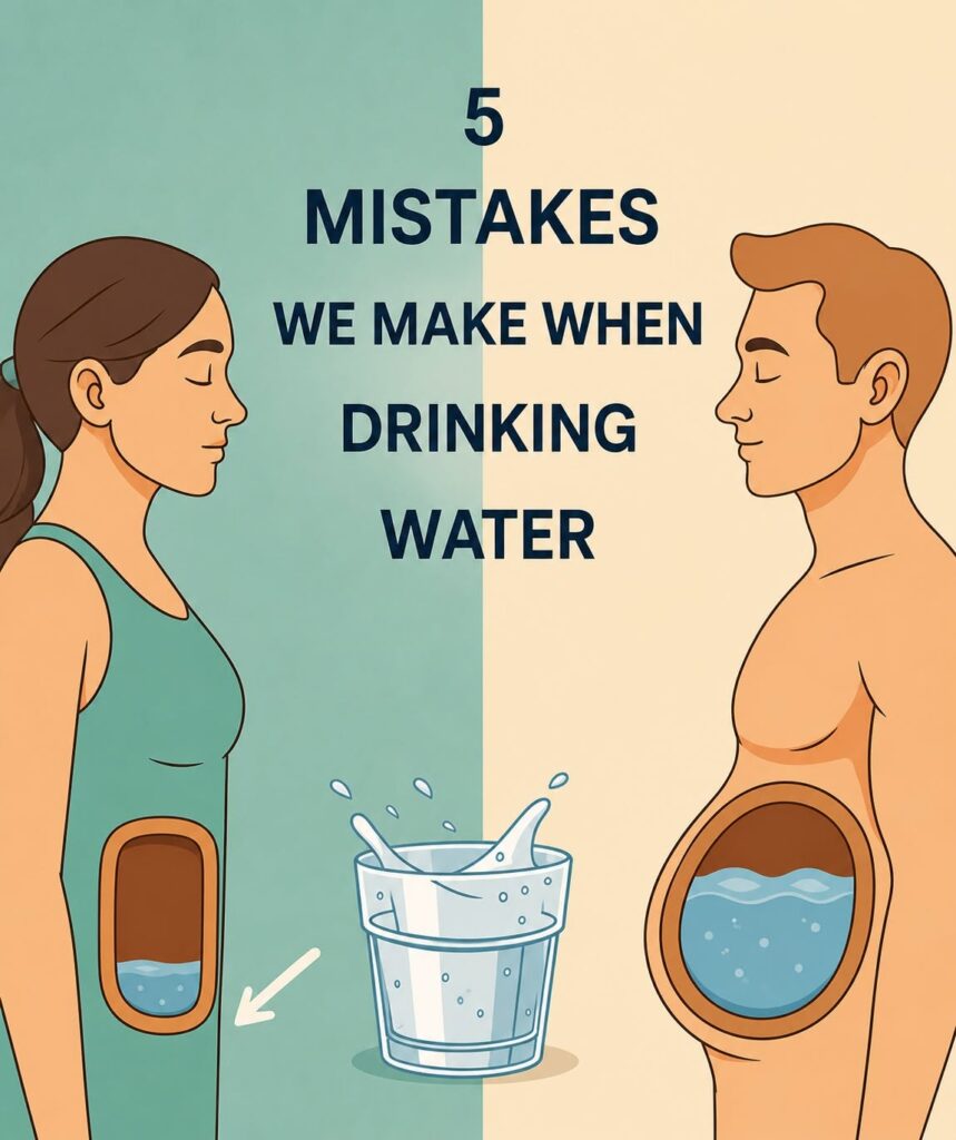 Discover the 5 Common Mistakes People Make When Drinking Water and How to Stay Better Hydrated.