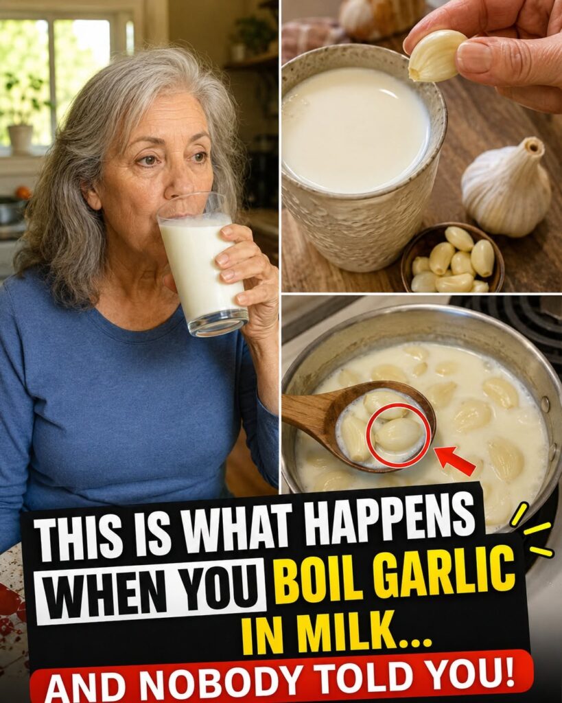 Boiled Garlic in Milk Triggers a Spine-and-Back Unclenching Shift