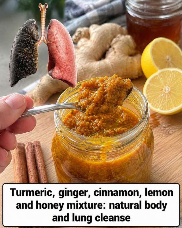 Turmeric, Ginger, Cinnamon, Lemon, and Honey: Can This Homemade Drink Support Lung Health?
