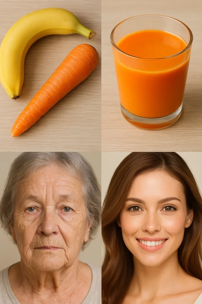 Even at 90, You’ll Look Younger with This Banana & Carrot Beauty Secret!