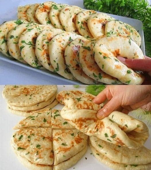 Soft Garlic Herb Flatbread: A Simple Homemade Recipe