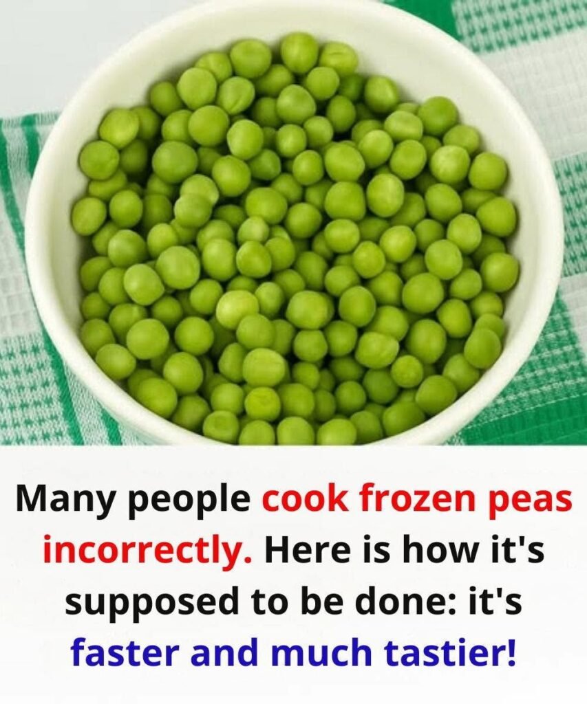 Many People Cook Frozen Peas the Wrong Way: Here's How to Make Them Taste Better