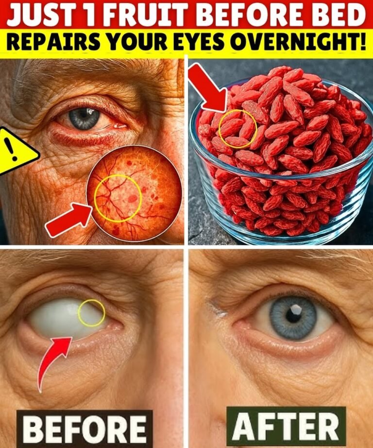 Seniors, Eat This Fruit Before Bed to Repair Your Eyes & Vision During Sleep | Senior Health Tips