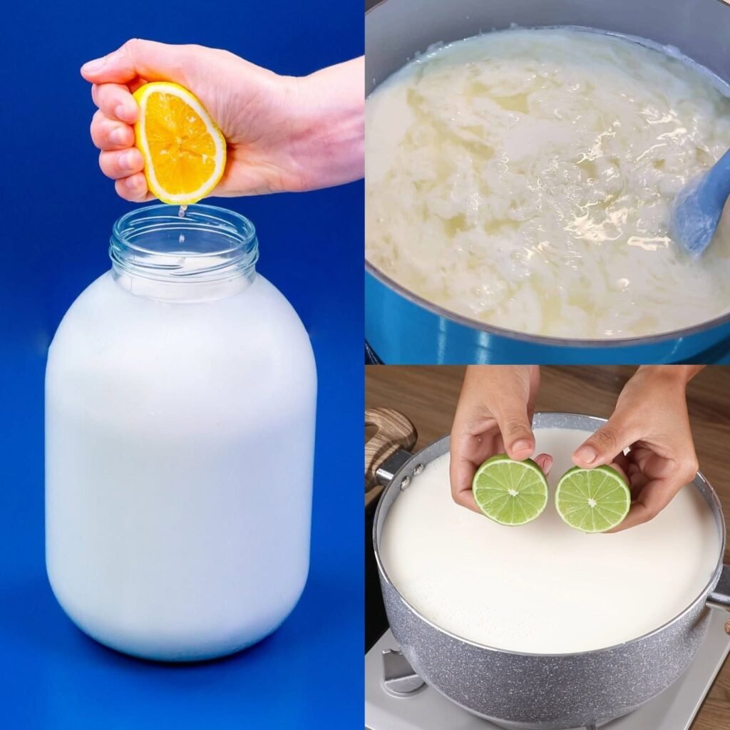 Just lemon and milk! Homemade feta cheese in 5 minutes 4.5 times cheaper than in the store!