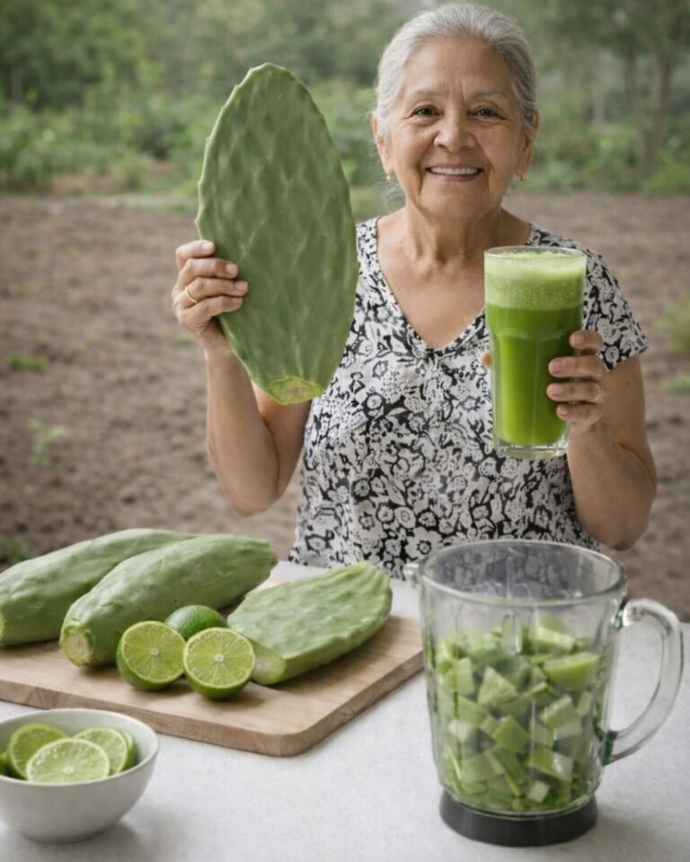 Lemon + Nopal Drink: The Natural Way to Beat Bloating, Support Your Kidneys, and Slim Your Waist
