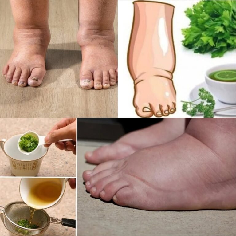 Drink this tea and you will never have swollen legs, ankles or feet again!