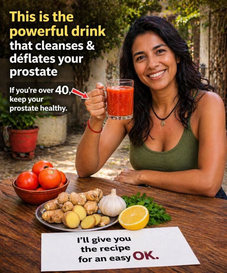Discover This Easy Homemade Tomato Ginger Garlic Drink Recipe to Support Prostate Health for Men Over 40