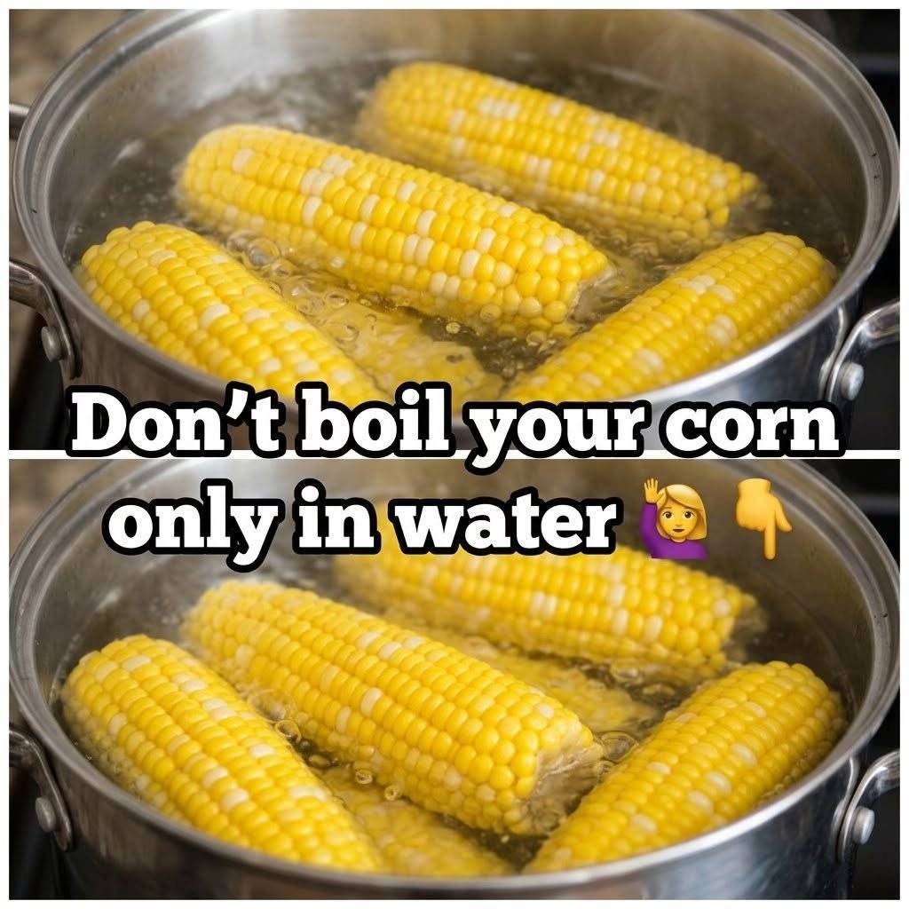 # Stop Boiling Corn in Plain Water: Try This Creamy Milk Method Instead