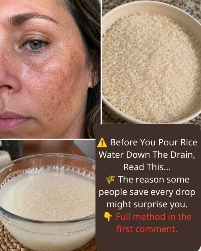 Before You Pour Rice Water Down the Drain, Read This