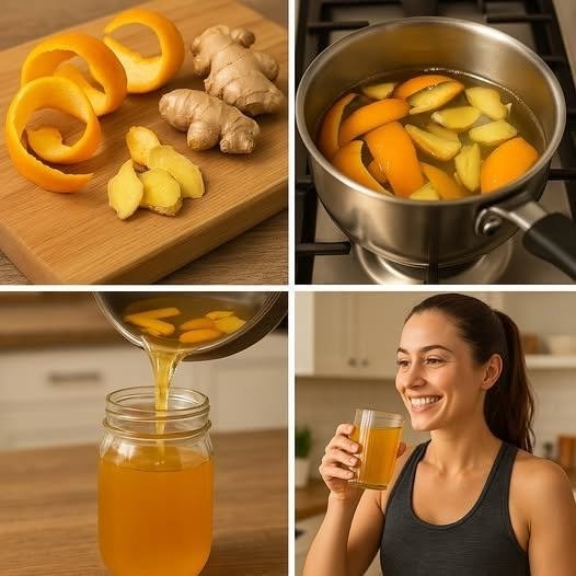 Don’t Throw Away Orange Peels! Combine Them with Ginger for a Powerful, Economical, and Practical Remedy!