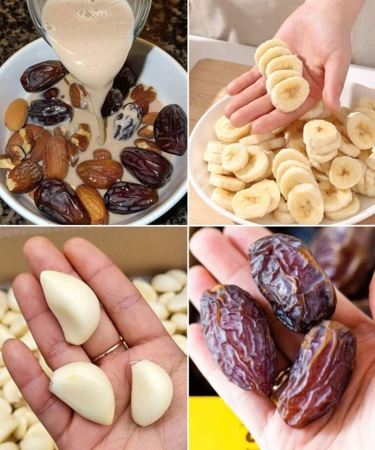 Mix Bananas, Garlic, and Dates – You Will Thank Me Later! 🍌🧄🌴
