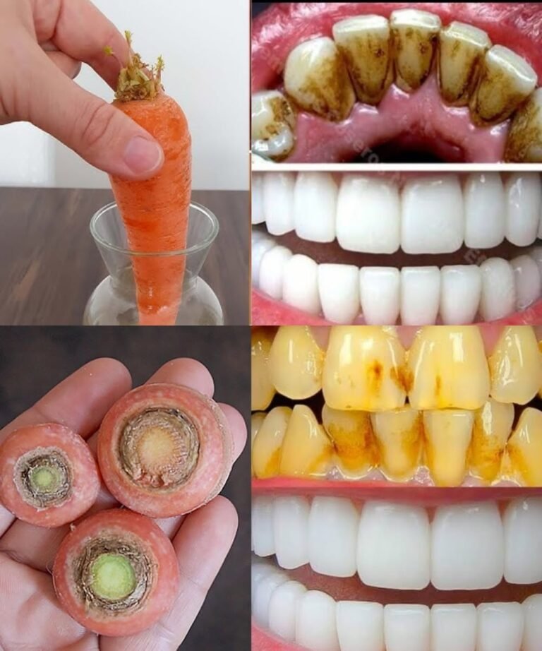 🌿 Brighten Your Smile Naturally—With Carrot Tops! 🥕😁