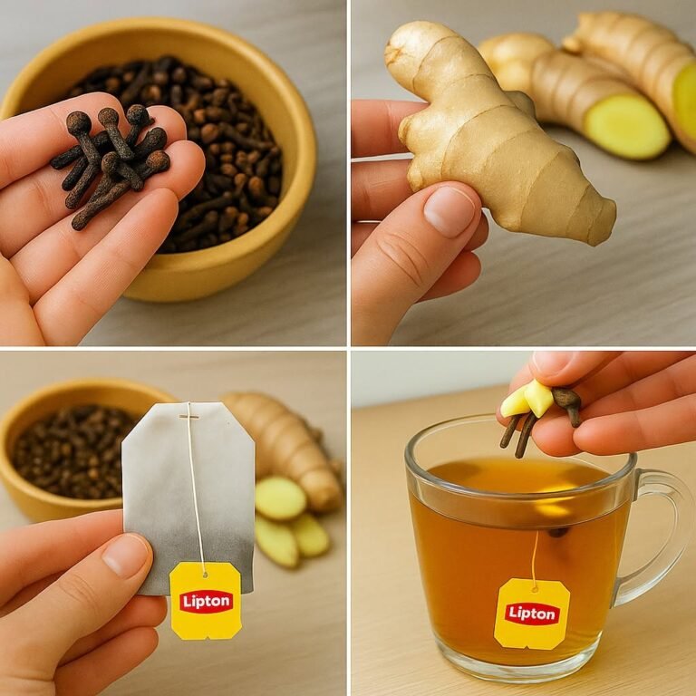 Cloves, ginger, and a Lipton tea bag combined are worth gold
