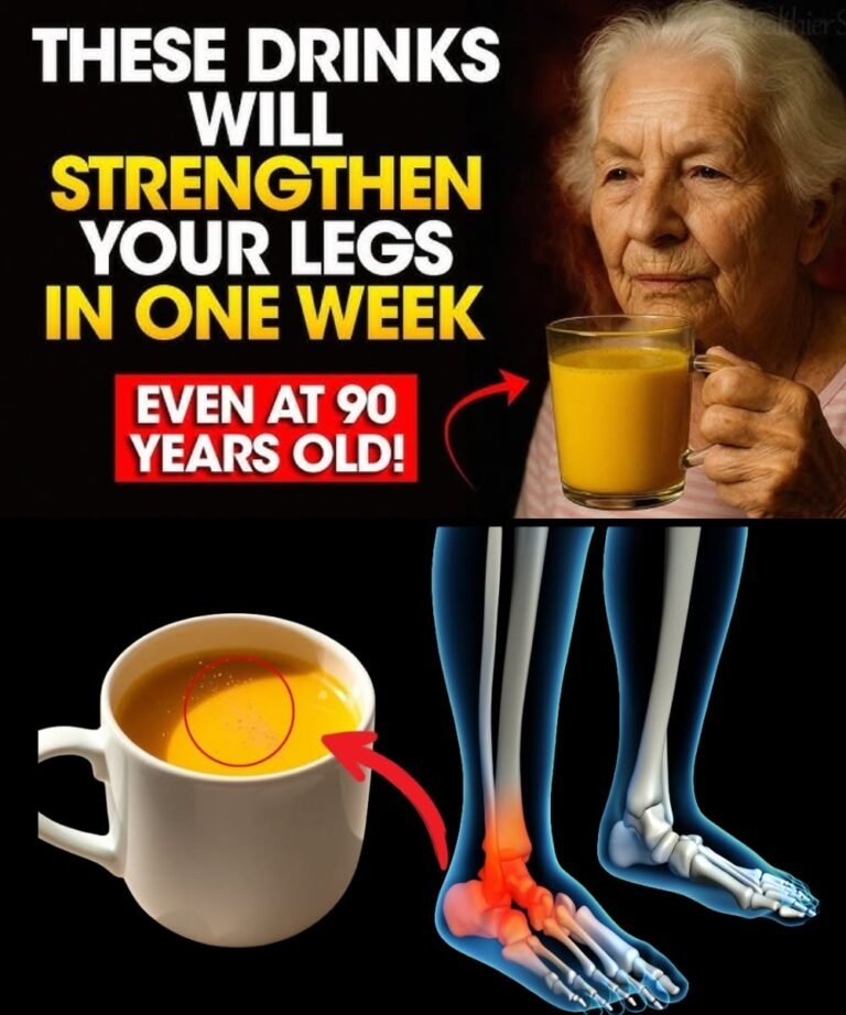 Your Legs Weaken First! Drink These 3 Powerful Drinks to Strengthen Them | Senior Health Tips