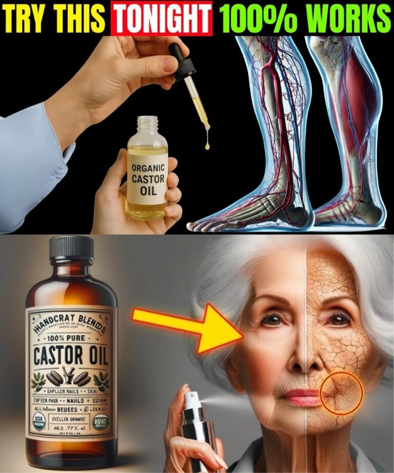 6 POWERFUL Reasons Why You Should Use Castor Oil Before Bed After 30!