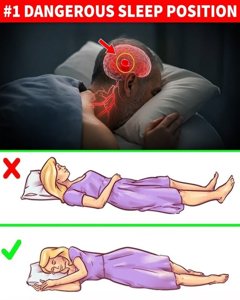 💤 Could Your Sleeping Position Affect Your Stroke Risk?