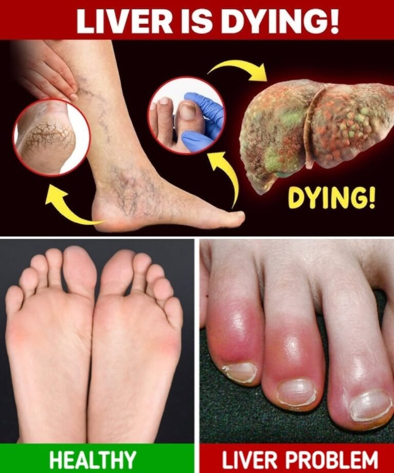 12 Strange Ways Your Feet Reveal Liver Trouble