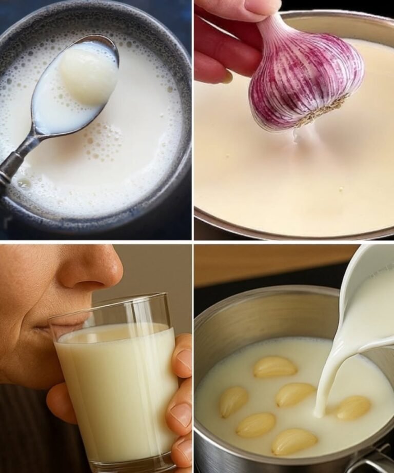 🌿 Garlic Boiled in Milk: A Gentle Remedy for Digestion, Immunity & Joint Health2025
