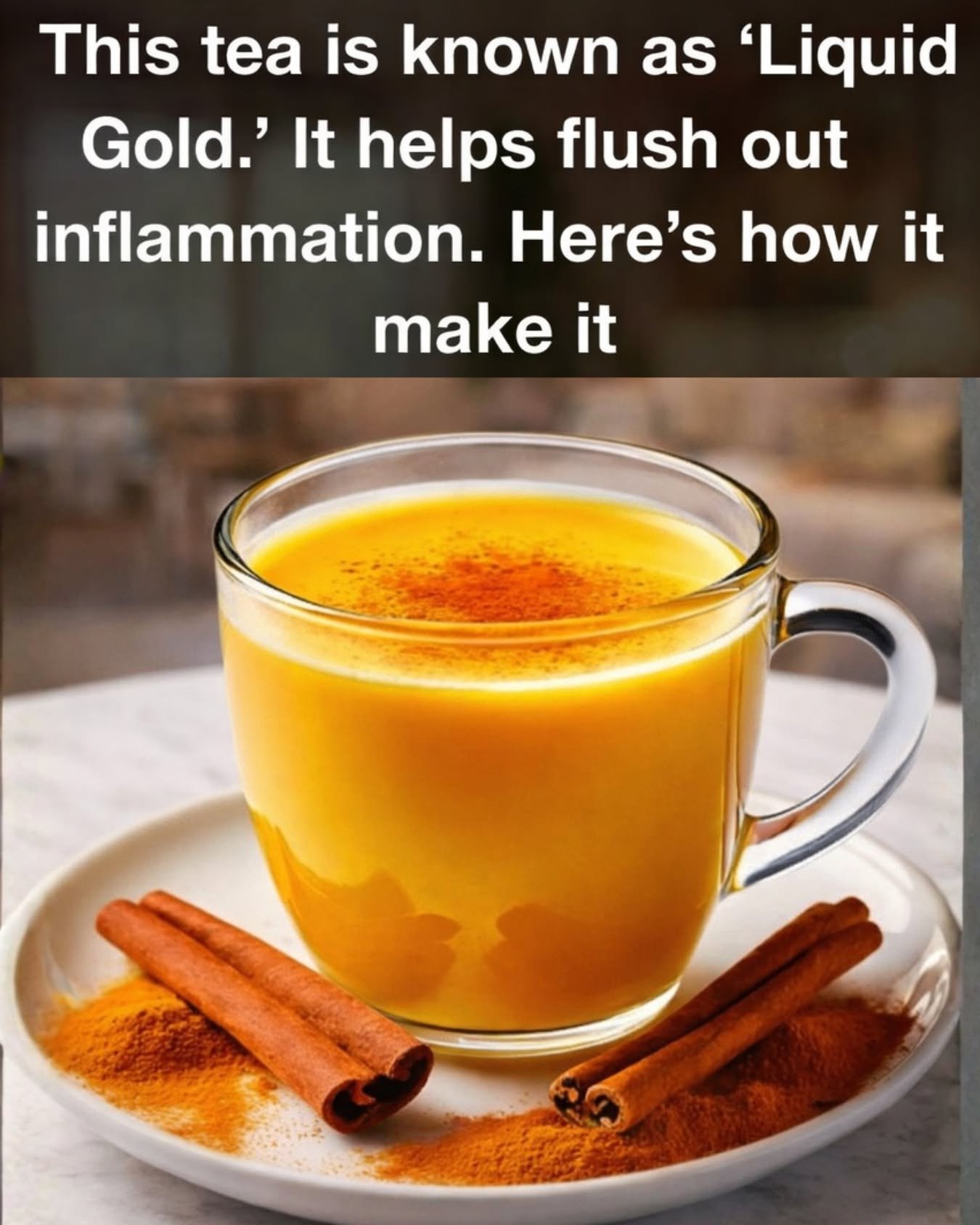 Liquid Gold” Tea: The Anti-Inflammatory Drink Everyone Is Talking About (Recipe & Benefits)